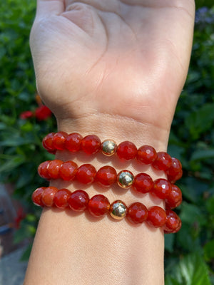 Carnelian Eye Protection Bracelet