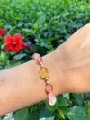 Fire Quartz & Citrine Success Bracelet