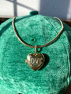 Love heart locket necklace