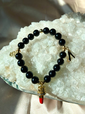 Black Tourmaline Femme Luxe Bracelet