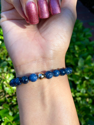 Cobalt Spinel Bracelet