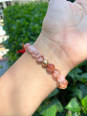 Fire Quartz & Citrine Success Bracelet